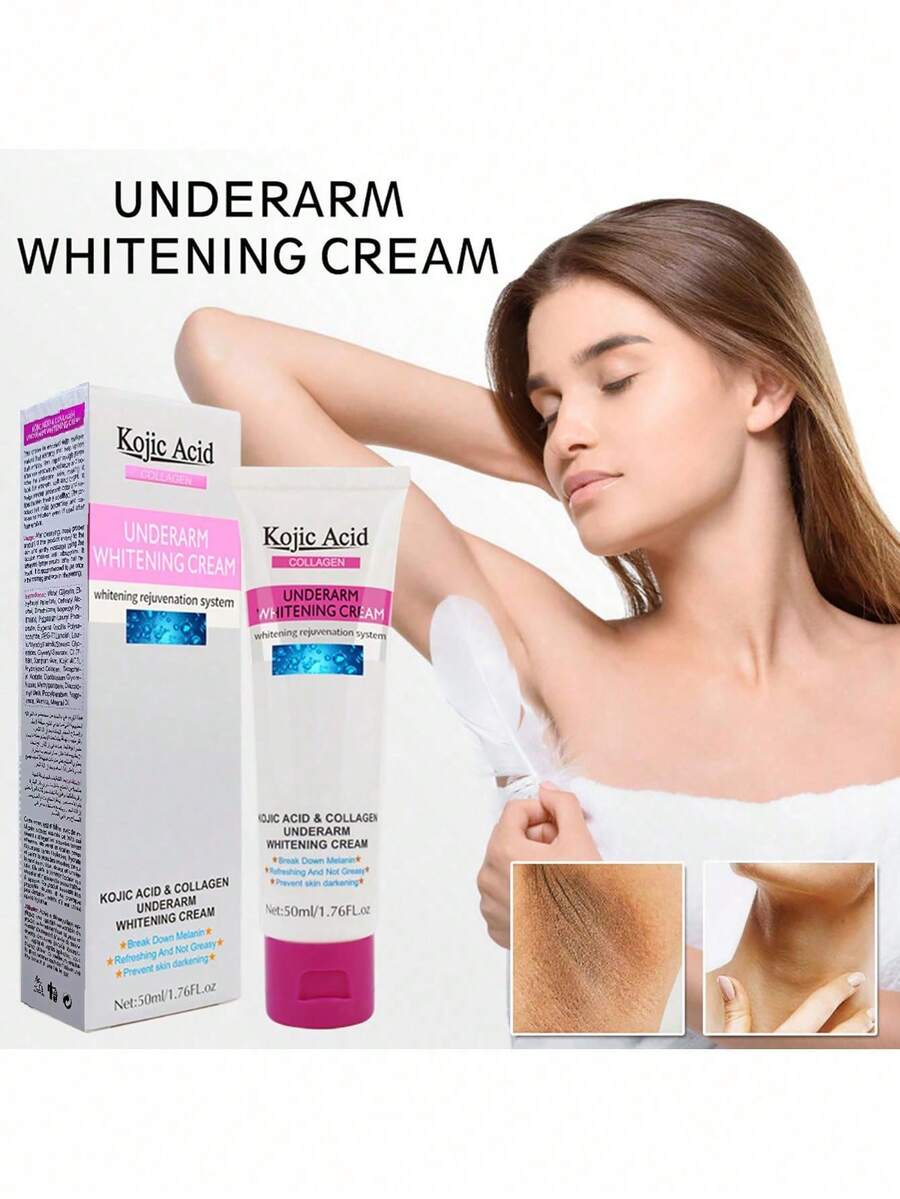 Kem làm trắng da dưới cánh tay Alpha Hydroxy Acid, làm sáng vùng dưới cánh tay, bên trong đùi, nuôi dưỡng và làm sạch lỗ chân lông, khử mùi và ngăn tiết mồ hôi
