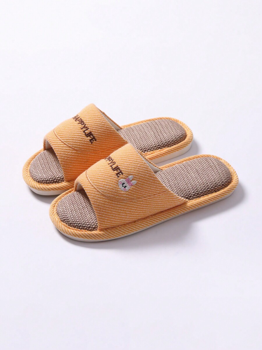 Women's Shoes Linen Slippers NonSlip Absorbent Floor And Bedroom