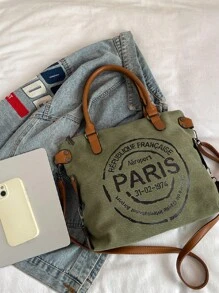 Grand sac fourre-tout polyvalent, sac bandoulière mode pour étudiants, travail, déplacement, grand sac d'école avec compartiments multiples, parfait pour la plage, l'école, le travail et l'usage quotidien, sac d'école et sac à dos pour femmes ou étudiants, sac d'école, sac à main d'école, sac à dos d'école, sacs de rentrée scolaire, léger, portable, pliable, classique casual, convient aux adolescentes, aux femmes, aux étudiantes, aux enseignants, parfait pour la rentrée, le premier jour d'école