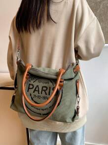 Grand sac fourre-tout polyvalent, sac bandoulière mode pour étudiants, travail, déplacement, grand sac d'école avec compartiments multiples, parfait pour la plage, l'école, le travail et l'usage quotidien, sac d'école et sac à dos pour femmes ou étudiants, sac d'école, sac à main d'école, sac à dos d'école, sacs de rentrée scolaire, léger, portable, pliable, classique casual, convient aux adolescentes, aux femmes, aux étudiantes, aux enseignants, parfait pour la rentrée, le premier jour d'école