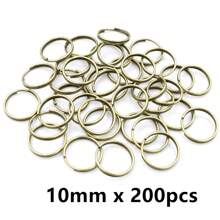 50-200 stuks Diameter 5-20mm Open Jump Rings Dubbele Lussen Goud Zilver Kleur Split Ringen Connectoren Voor Sieraden Maken Benodigdheden DIY Accessoires
