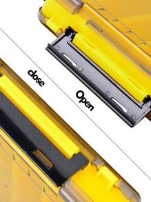 PRO BEROS Proberos 1PC Double-Sided Fishing Tackle Box Fishing Lure Bait Storage Case Fishing Tackle Container - Yellow - View 7