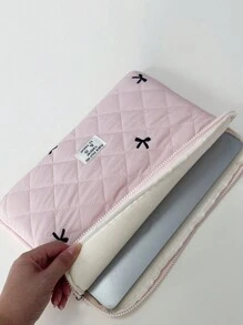 1 Stück 11 Zoll/15 Zoll Computertasche minimalistische leichte Tasche mit großer Kapazität kompatibel mit iPad, geeignet für Schulsaison und Rückkehr zur Schulsaison Reisen, Laptophülle Schlafsaal Tablettasche einfarbig cartoon süße schützende Hülle Laptoptasche Computer-Handtasche tragbare Desktop-Schutzabdeckung für Tablet Valentinstag - Verschiedenfarbig - Übersicht 3