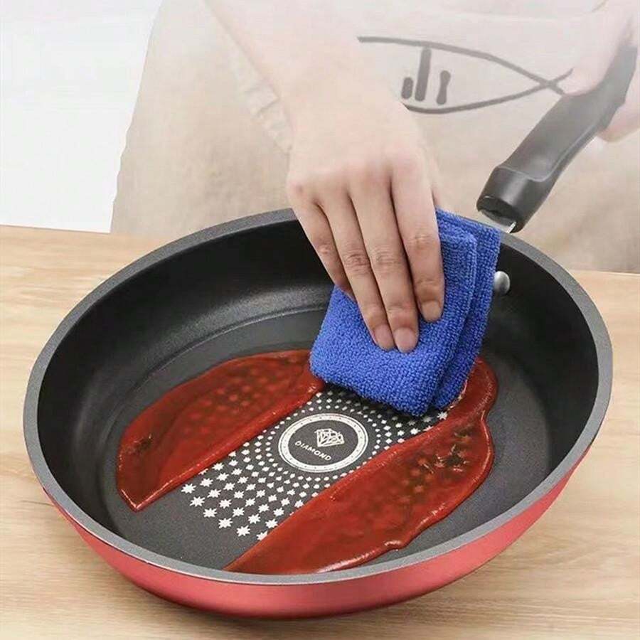 Red NonStick Frying Pan, Suitable For Induction Cooktop, Gas Stove