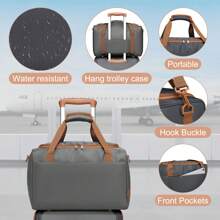 Lightweight ABS Hard Case Luggage Set With TSA Lock - 20 Inch Carry-On, 24 Inch, 28 Inch Check-In Suitcase And Cabin Duffel Bag - 2 Piece Travel Set Suitcase Set Travel Suitcase Suitcases Suit Case Durable Travel Luggage Carry On - Grey - View 7