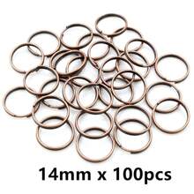 50-200 stuks Diameter 5-20mm Open Jump Rings Dubbele Lussen Goud Zilver Kleur Split Ringen Connectoren Voor Sieraden Maken Benodigdheden DIY Accessoires