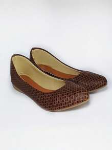 TRISSE WOMEN'S SHOE EVANGELICAL FASHION CASUAL STYLE EVERYDAY POINTED TOE. - 鏽棕色 - 查看 3