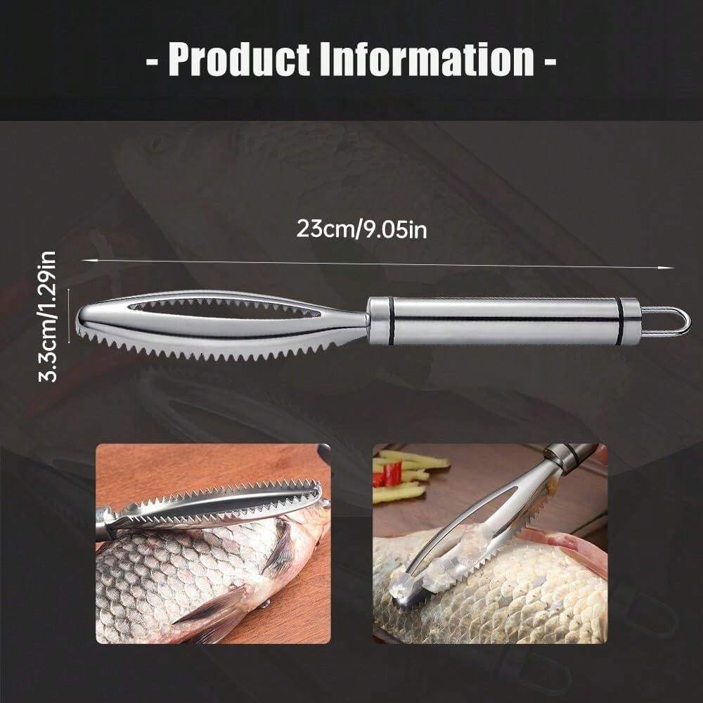 Espátula Para Pescado Ranurada, Aleta Giratoria Gruesa Y Pulida Para Cocina Camping Restaurante Espatula