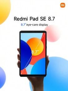 Xiaomi Mi Redmi Pad SE 8.7 Wifi Smartpad 4GB+64GB Global Version 8.7-Inch Eye-Protecting Display 90Hz Smooth Refresh Rate 6650mAh (Typ) Large Battery Powerful Octa-Core Processor Seamless Cellular Connectivity