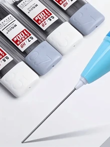 100pcs/Pack 0.5mm/0.7mm HB Automatic Pencil Lead Refills, High Capacity, Anti-Break, For Drawing, Student Use Back To School