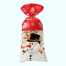 50 个装圣诞礼物袋，内含圣诞老人、雪人、圣诞树图案、圣诞派对装饰礼品袋 - 彩色 - 查看 6