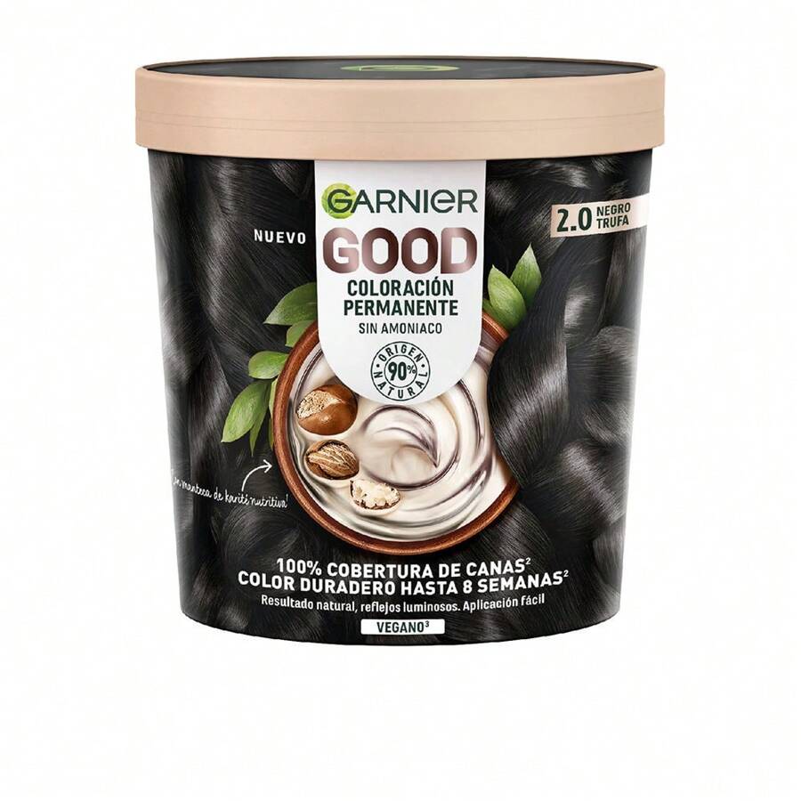 Garnier GOOD Hair Permanent Coloring - 2.0 Black Truffle - View 1