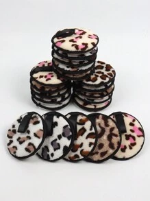 5/10/15/20 piezas Almohadillas reutilizables para desmaquillaje, colores aleatorios, paño de desmaquillaje lavable por ambos lados, diseño circular para el cuidado facial y de la piel, esponja esponjosa para limpiar maquillaje intenso y ropa de cama facial, apto para todos los tipos de piel - Multicolor - Ver 6