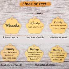 1个个性化可爱动物爪印宠物身份牌，可定制您的电话号码和宠物名字，刻有狗牌、猫牌等信息，适合户外活动，防止宠物走失，可挂在猫/狗项圈上，作为宠物吊坠装饰，采用不锈钢材质，时尚、多彩、复古、可爱、简约、萌趣十足，独特的定制设计，是宠物周年纪念日、生日礼物的理想之选，也可用于定制宠物项圈、牵引绳和胸背带，舒适易用。 - 粉色 - 查看 11