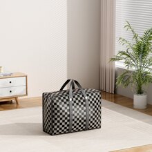1pc Large Capacity Foldable Moving Bag, Halloween Storage Bag, Waterproof Moisture-Proof Clothes Storage Bag, Non-Woven Fabric Storage Bag With Handles, Travel, Clothing Protection, Relocation Bag Drawer Wardrobe Organizer Closet Storage Quilted Bag Underbed Organizer Box Drawer/Wardrobe Organizer /Closet Storage/Quilted Bag Underbed Organizer Box Clothing Storage Box Storage Containers Organizer Storage Bins For Bedroom Dorm Home For Blankets Beddings Comforter Pillow Toys