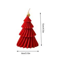 1pc Christmas Tree Scented Candle, Suitable For Holiday Decoration, Party, Living Room Decor, Etc.