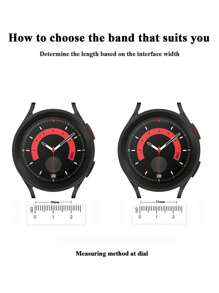 1 件硅胶皮革磁性替换表带，兼容华为，兼容 Fitbit Versa 2 1，兼容三星 Galaxy Watch 6 5 4 40mm 44mm，Galaxy Watch 5 Pro 45mm/Watch 6 4 Classic 42mm 46mm 43mm 47mm/Active 2，男女适用，适合 20mm 和 22mm 表带 - 棕色 - 查看 3