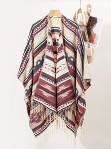 1 件多功能云南旅行连帽斗篷