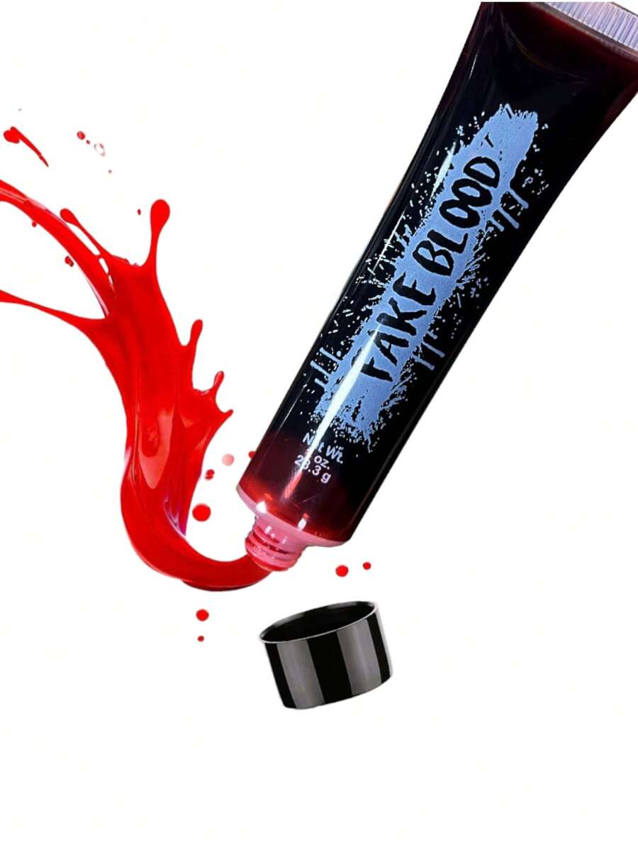 Halloween Fake Blood Drip Kit, Real-Look Washable Fake Blood For Body