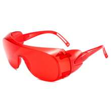 1 Pair Solid Color Transparent Colored Party/Water Festival Glasses, Summer Water Sports