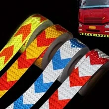 Car Reflective Stickers, Signs Warning Reflective Strips, Suitable For Cars, Bicycles, Trucks, Trailers Reflective Decorative Accessories, Improve The Visibility And Of Vehicles And Trailers - 3M*5cm - View 10