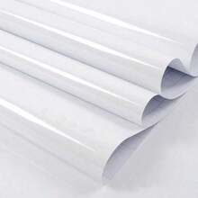 1 Roll PVC Removable Self Adhesive Heat Resistant Aluminum Foil Oil-Proof Wall Sticker For Kitchen, Self-Adhesive Marble Removable Wallpaper, Peel And Stick Wallpaper For Kitchen, Bedroom, Living Room And Desktop Furniture Renovation - 黑色 - 查看 4