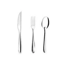 18-Piece Stainless Steel Cutlery Set 6 Knives 6 Forks And 6 Table Spoons - Bạc - Xem 3
