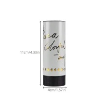 4/5 khẩu pháo hoa giấy sinh nhật có ống hoa cầm tay và ruy băng cho tiệc sinh nhật, trang trí tụ họp. Pháo hoa giấy mừng cưới, Pháo hoa giấy nhiều màu để tiết lộ giới tính, đồ dùng cho ngày lễ tình nhân, tiệc sinh nhật, đám cưới, tiệc tắm, phụ kiện tiệc, giáng sinh - trắng - Xem 7