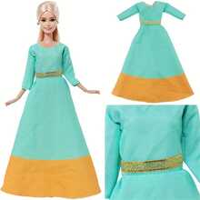 Juego de vestir de muñeca princesa de cuento de hadas - 1/8 piezas, incluye vestido y accesorios, apto para muñecas de moda de 11.5", regalo de cumpleaños para niñas (muñeca no incluida) - Multicolor - Ver 12