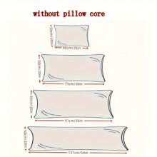 毛绒枕套长枕套保暖柔软舒适无芯无填充四季皆宜 - 咖色 - 查看 2