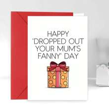 1pc Funny Birthday Card - Adult Sarcastic Celebration Note, Ideal For Best Friends, Siblings, Spouse, Parents, Partner - Unique Memorabilia, 5*7in - With Envelope,Christmas