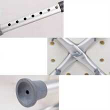 Shower Stool Adjustable Shower Chair Height Disability Bathroom Seat Multi Purpose Round Bath - Variant1 - View 4