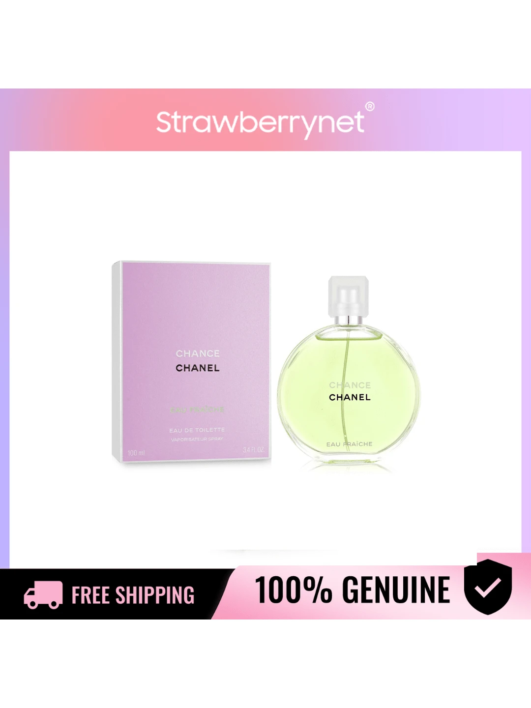 CHANEL Chance Eau Fraiche Eau De Toilette Spray - 100ml/3.4oz