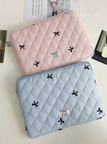 1 Stück 11 Zoll/15 Zoll Computertasche minimalistische leichte Tasche mit großer Kapazität kompatibel mit iPad, geeignet für Schulsaison und Rückkehr zur Schulsaison Reisen, Laptophülle Schlafsaal Tablettasche einfarbig cartoon süße schützende Hülle Laptoptasche Computer-Handtasche tragbare Desktop-Schutzabdeckung für Tablet Valentinstag - Verschiedenfarbig - Übersicht 5