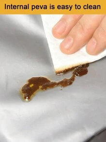 1個大容量多色純色便當袋，可愛便攜式便當盒提袋，多功能保溫便當袋，冷熱保溫袋，多功能冷熱保溫便當提袋，食物儲存袋，學生返校便當袋，通勤辦公室便當袋，戶外野餐，旅行必需品，頂部手柄便攜式便當袋，秋冬保溫便當袋，秋季居家必需品，夏季戶外食物袋，野餐露營袋 - 黃色 - 查看 9
