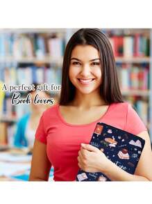 1 件《再来一章》书套，带拉链和前袋，平装书封面，爱书人礼物 - 彩色 - 查看 4