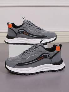 أحذية رياضية كاجوال ذات نعل ناعم للرجال للخريف/الشتاء الجديد، أحذية تنزه مقاومة للانزلاق وقوية للاستخدام في الهواء الطلق