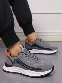 أحذية رياضية كاجوال ذات نعل ناعم للرجال للخريف/الشتاء الجديد، أحذية تنزه مقاومة للانزلاق وقوية للاستخدام في الهواء الطلق