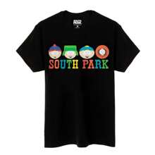 SOUTH PARK Mens Character T-Shirt (Black) - Negro - Ver 1