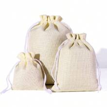 20 PIEZAS, 2 Tamaños Pequeños, 20 Colores, Bolsas de Regalo de Yute y Arpillera, Bolsas de Almacenamiento Reutilizables Bolsas para Joyas, Cosméticos y Manualidades con Cordones para Fiestas, Bodas, Navidad, Envasado de Lino