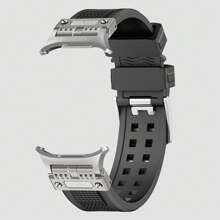 Dây đeo silicon thể thao tương thích với Galaxy Watch Ultra 47mm (2024), Dây đeo kết nối kim loại bằng thép không gỉ chắc chắn dành cho nam/nữ Galaxy Watch 7 Ultra - Samsung Galaxy Watch7 Ultra (47mm) - Xem 12