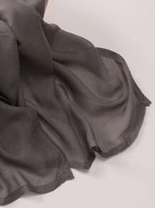 1pc 180*85cm Women's Solid Color Breathable Soft Modal Hijabs Scarf For Abaya Women Veil