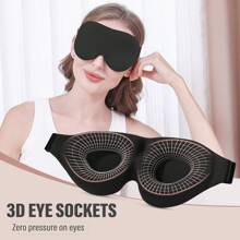 1 Stück 3D Schlafmaske, unisex Nachtmaske zum Abblenden von Licht, weich und atmungsaktive Augenmaske für Büroschläfchen, Reisen, Geschenk für Kollegen und Freunde für Schlafzimmer, Reise, Büro, Schule