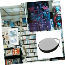 Car CD/DVD Portable Storage Bag, CD Disc Box, 20 Capacity DVD Case Portable Zipper Oxford Handheld Storage Box, Cassette Tape Storage, Car CD Holder, CD Wallet, Compact And Easy To Store For Car, Home And Travel - Grey - View 7