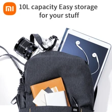 Xiaomi Mi 休闲背包，EPE 软垫肩带更舒适，防水材料在雨天保护物品，Nx Lite 扣耐用坚固，YKK 拉链坚固耐磨 - 彩色 - 查看 5