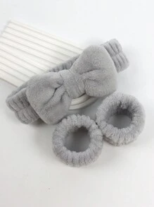 3 pezzi/Set Fascia per capelli e polso, adatta per il lavaggio del viso, l'applicazione e la rimozione del trucco, i viaggi, tutti i tipi di pelle, fascia per la cura della pelle, bellezza, prodotti per la cura della pelle, spa, cura di sé, strumenti per la cura della pelle, cura del viso, forniture per estetiste, pelle, detergente per il viso, trattamento viso