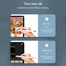 1 pieza/3 piezas/5 piezas Lápiz stylus, lápiz stylus 2 en 1 para pantalla táctil, de alta precisión y sensibilidad, compatible con iPhone/iPad/tabletas Android, compatible con todas las pantallas táctiles - Multicolor - Ver 9