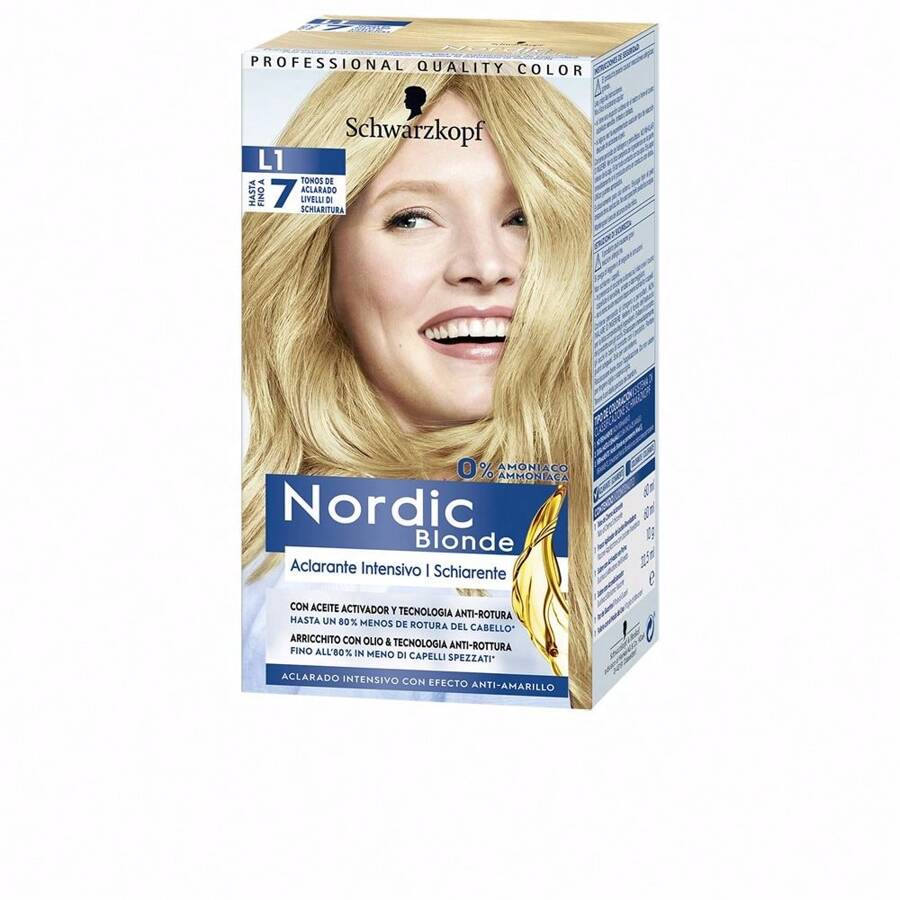 NORDIC BLONDE L1 強效美白頭髮 0% 氨 - 製造商未標明顏色 - 查看 1