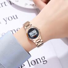 Skmei 女士电子手表防水闹钟秒表商务