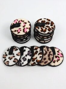 5/10/15/20 piezas Almohadillas reutilizables para desmaquillaje, colores aleatorios, paño de desmaquillaje lavable por ambos lados, diseño circular para el cuidado facial y de la piel, esponja esponjosa para limpiar maquillaje intenso y ropa de cama facial, apto para todos los tipos de piel - Multicolor - Ver 7